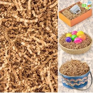NEW 32 oz. Brown Paper Shred Filler for Easter, packing material, gifts, craft